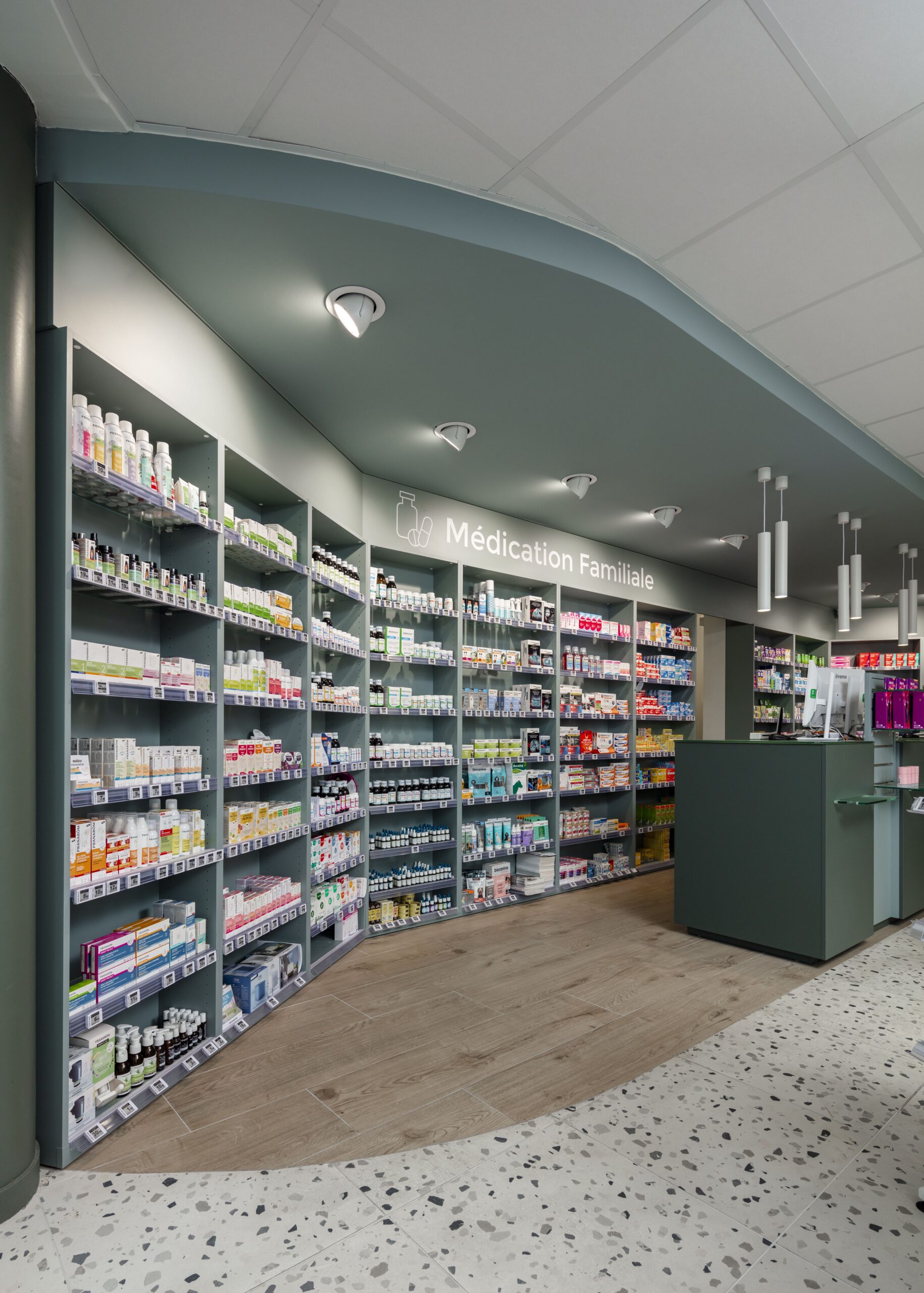 Pharmacie Saint-Ouen 14 Réalisation Th.Kohl -Pharmacie Des Amonts - gallery 01